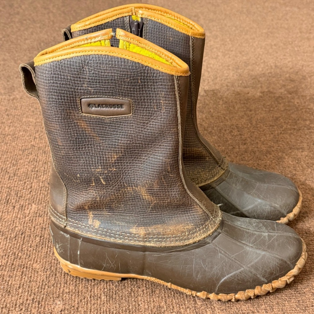 B+ Lacrosse Mesquite 11 Mens Brown 200G Thinsulate Insulated Duck Boots Size 11